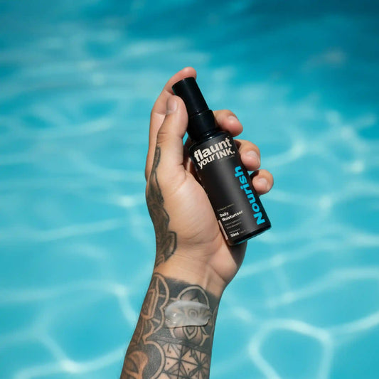 Flaunt Your Ink Daily Moisturiser - gentle fragrance-free tattoo care for sensitive skin