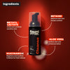 Flaunt Your Ink tattoo aftercare product with ingredients listed on a coloured background