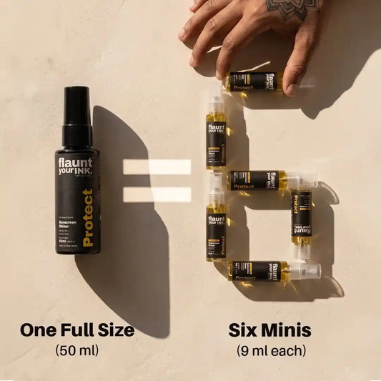 Tattoo Sunscreen + Shiner