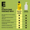 E for Everyone knows why: flaunt MEN. facewash compared with a regular facewash.